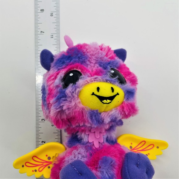 Vtg Hatchimals Plush Giraven Dragon Purple Pink Battery Operated Toys Tested - Picture 8 of 9